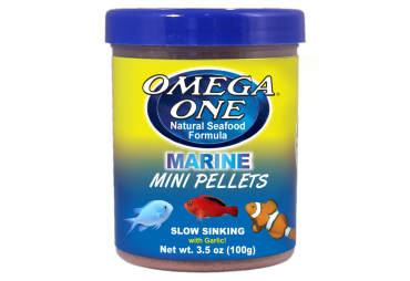 Omega One Marine mini pellets, sinking, 0,5mm, 100g